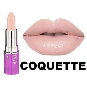 Lime Crime Coquette Lipstick Unicorn Opaque Nude Light Pink NIB Discontinued